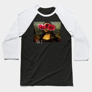 Revisited portrait of mona lisa T-Shirt Baseball T-Shirt